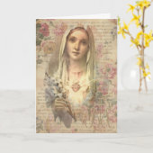 Religieuze vriendschap Gepest Maagd Mary Kaart (Gele Bloem)