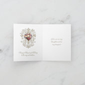 Religieuze vriendschap Gepest Maagd Mary  Kaart (Binnen)