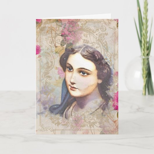 Religieuze vriendschap Gepest Maagd Mary  Kaart (Voorkant)