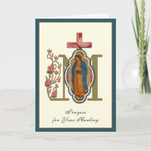 Religieuze Vrouwe van Guadalupe voor Healing Kaart