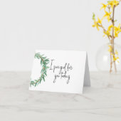 Religieuze Waterverf "Ik heb gebeden voor je vanda Kaart (Gele Bloem)