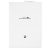 Religieuze weddenschap Kaart met een ventilator (Achterkant)