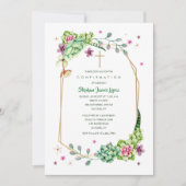 Religieuze woestijnbloemen kaart (Voorkant)