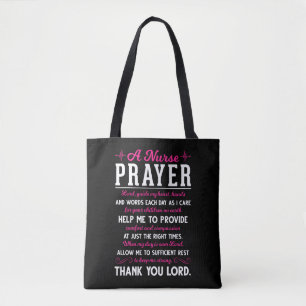Religieuze zuster Prayer Christelijke verpleegheer Tote Bag