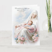 Religieuze zwangerschap Verlies Sympathie Miskraam Kaart (Voorkant)