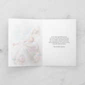 Religieuze zwangerschap Verlies Sympathie Miskraam Kaart (Binnen)