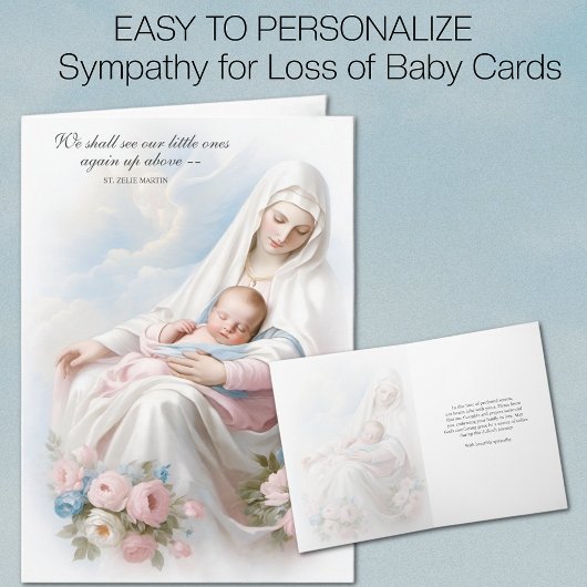 Religieuze zwangerschap Verlies Sympathie Miskraam Kaart