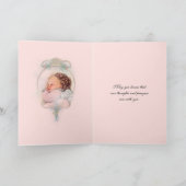 Religieuze zwangerschap Verlies Sympathie Miskraam Kaart (Binnen)