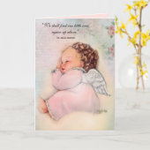 Religieuze zwangerschap Verlies Sympathie Miskraam Kaart (Gele Bloem)