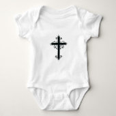 Religion Cross met een ornament Romper (Voorkant)