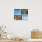 Religion, Judaism, inside a synagogue Poster (Keuken)