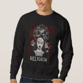 Religion Nun Bad Nun Red Satan Trui (Voorkant)