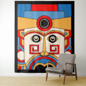 Religion Tiki Wandkleed (In situ)