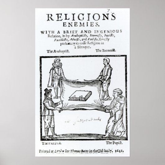 Religions Enemies, 1641 Poster (Voorkant)