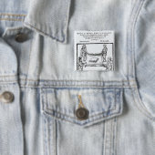 Religions Enemies, 1641 Vierkante Button 5,1 Cm (In situ)