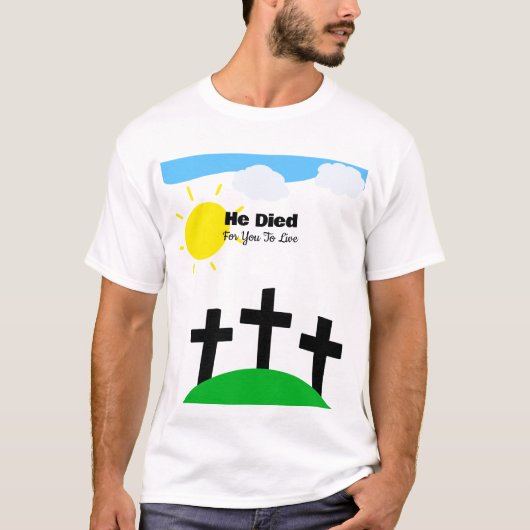 Religious 3 cross T-shirt (Voorkant)