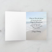 Religious Beach Verjaardag Kaart (Binnen)