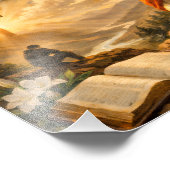 Religious Bible verse sayings quotes wall art Foto Afdruk (Hoek)