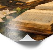 Religious Bible verse sayings quotes wall art Foto Afdruk (Hoek)