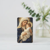 Religious Catholic Prayer Virgin MaryBusiness Kaar Visitekaartje (Staand voorkant)