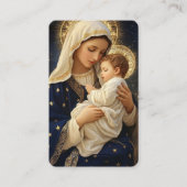 Religious Catholic Prayer Virgin MaryBusiness Kaar Visitekaartje (Voorkant)