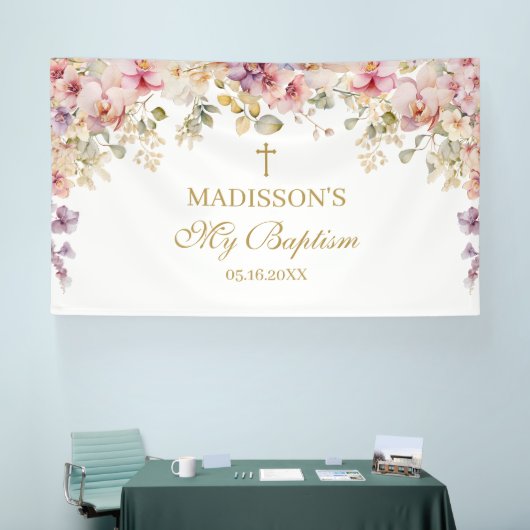 Religious Celebration Floral Orchids backdrop Spandoek (Beurs)