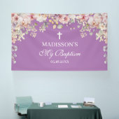 Religious Celebration Floral Orchids purp backdrop Spandoek (Beurs)