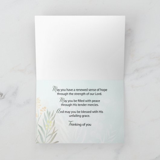 Religious Christian Enmoevement Do Not Be Afraid Kaart (Binnen)