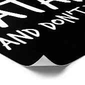 Religious Christian Jesus Get Behind Me Satan And  Poster (Hoek)