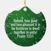 Religious Christian Scripture Divine Passage ⛪️ 🎄 Keramisch Ornament (Achterkant)