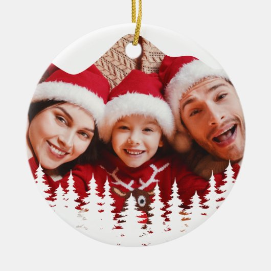 Religious Christian Scripture Divine Passage ⛪️ 🎄 Keramisch Ornament (Voorkant)