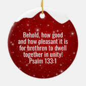 Religious Christian Scripture Divine Passage ⛪️ 🎄 Keramisch Ornament (Achterkant)