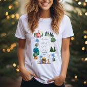 Religious Christmas Nativity Scene  T-shirt