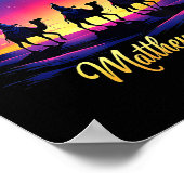 Religious Christmas Wise Men Still Seek Him 3 King Poster (Hoek)