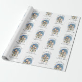 Religious Christmas Wrapping Paper - Nativity Cadeaupapier (Uitgerold)