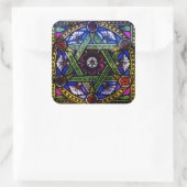 Religious Church Glas in lood Window Sticker (Tas)