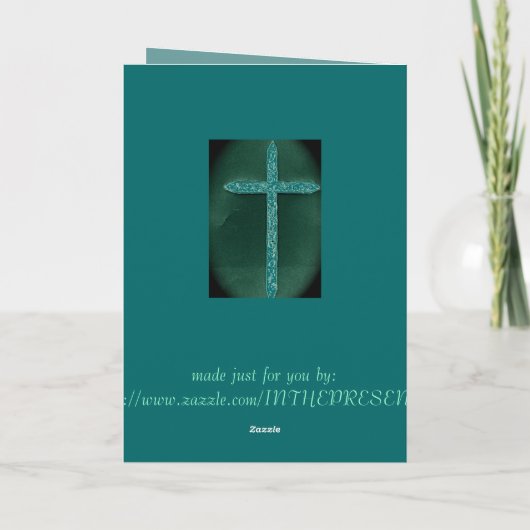 Religious Condolence Kaart (Achterkant)