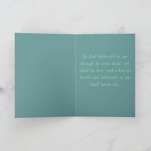 Religious Condolence Kaart (Binnen)