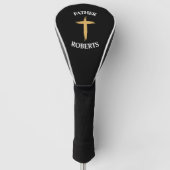 Religious Cross Golf Head Hoesje Golfheadcover (Voorkant)