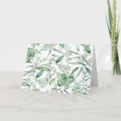 Religious Eucalyptus greenery Thank you card Bedankkaart (Achterkant)