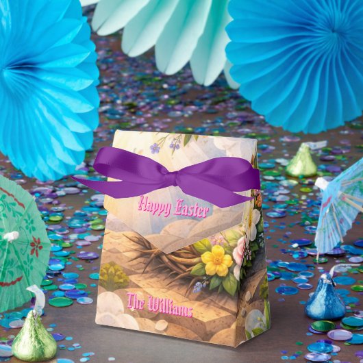 Religious Floral Crown of Thorns Easter Favor Box Bedankdoosjes (Feest)