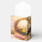 Religious Floral Crown of Thorns Easter Favor Box Bedankdoosjes (Geopend)