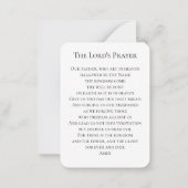 Religious funeral Keepsake photo Prayer card Notitiekaartje (Achterkant)