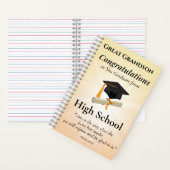 Religious High School Graduation Name Starburst Notitieboek (Binnen)