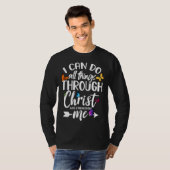 Religious I Can Do All Things Through Christ Butte T-shirt (Voorkant volledig)