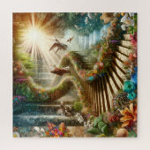 Religious Jesus Ascend to Paradise Legpuzzel (Verticaal)