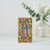 Religious Lady of Guadalupe Catholic Holy Prayer Plaatskaartje (Staand voorkant)