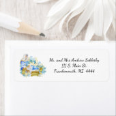 Religious Manager Scene Return Address Label (Insitu)