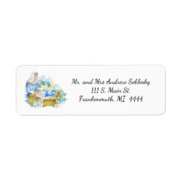 Religious Manager Scene Return Address Label