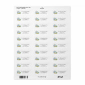 Religious Manager Scene Return Address Label (Full Sheet)